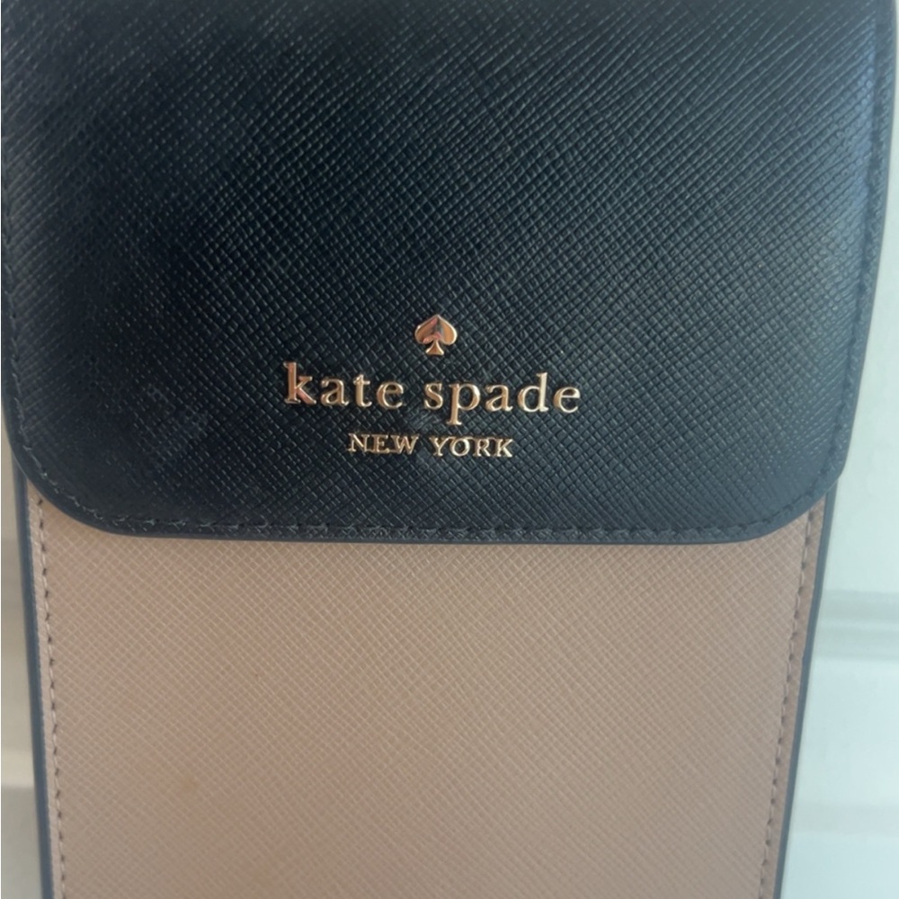 Kate Spade Black and Tan Crossbody Bag